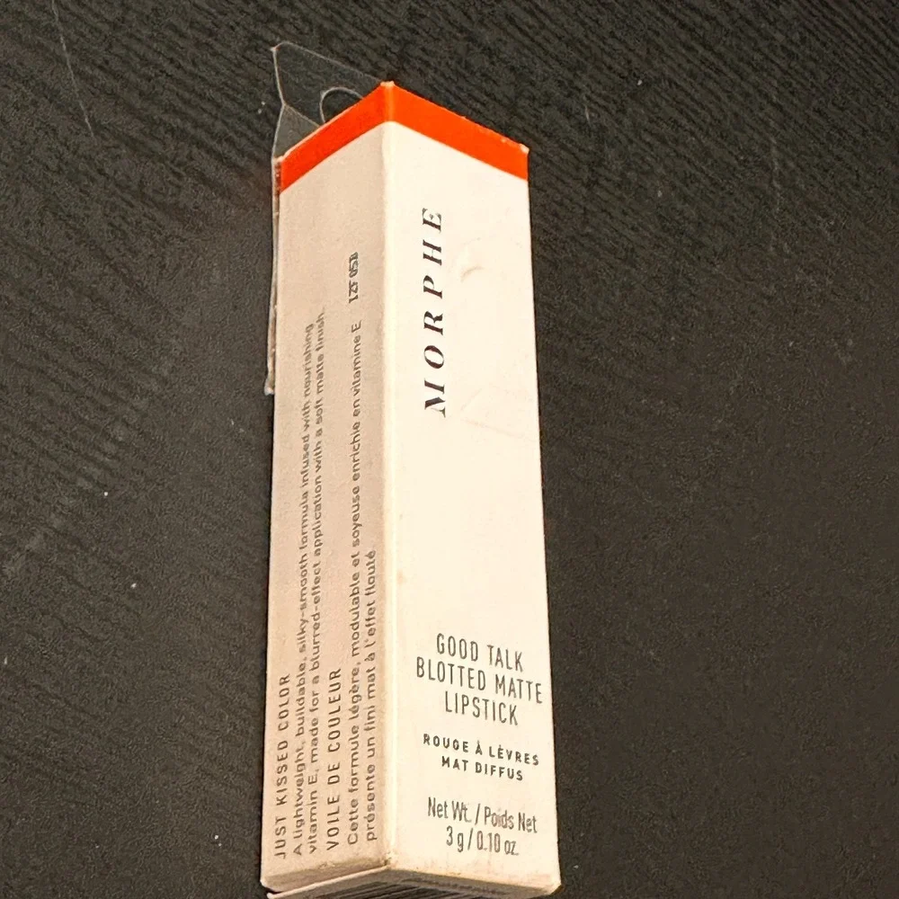 MORPHE 2 Good Talk Blotted Matte Lipstick RED SUNSET Full Size/New In Box